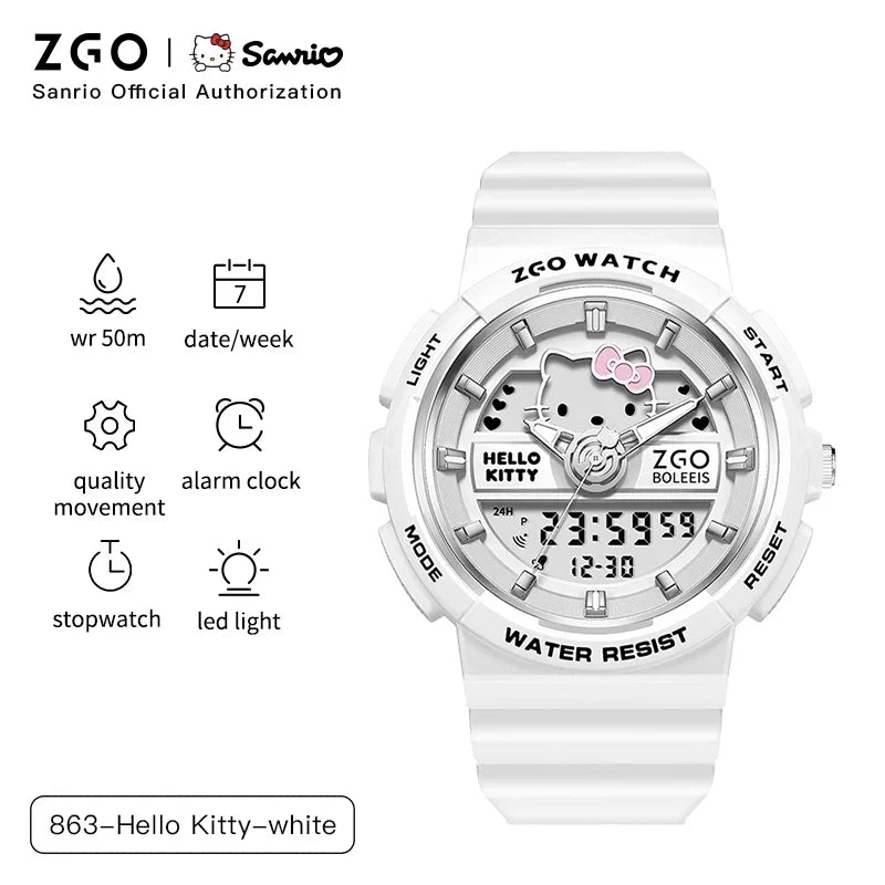 ZGO X Sanrio Cinnamoroll Electronic Watch for girls