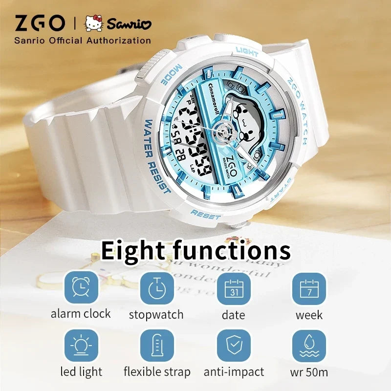 ZGO X Sanrio Cinnamoroll Electronic Watch for girls